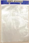 Sachets liassés transparent basse densité 17 × 22 cm